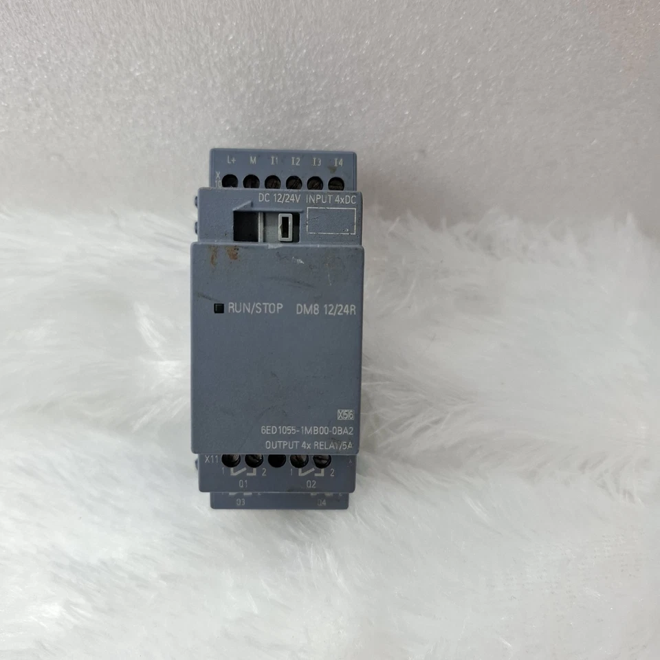 SIEMENS 6ED1055-1MB00-0BA2 DM8 12/24R 12/24VDC EXPANSION MODULE